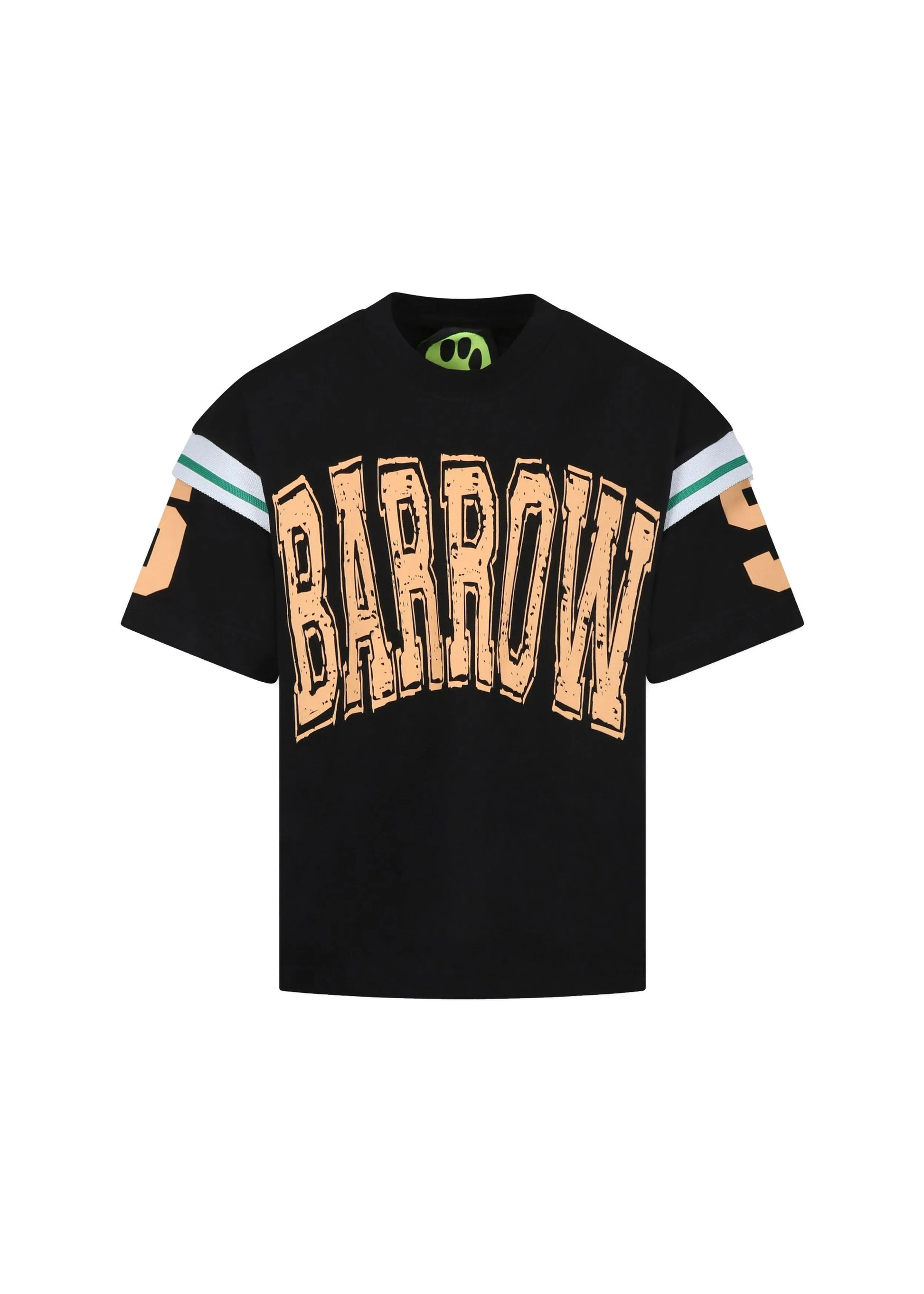 Barrow Kids T-shirt Nera con Stampa Logo per Bambini