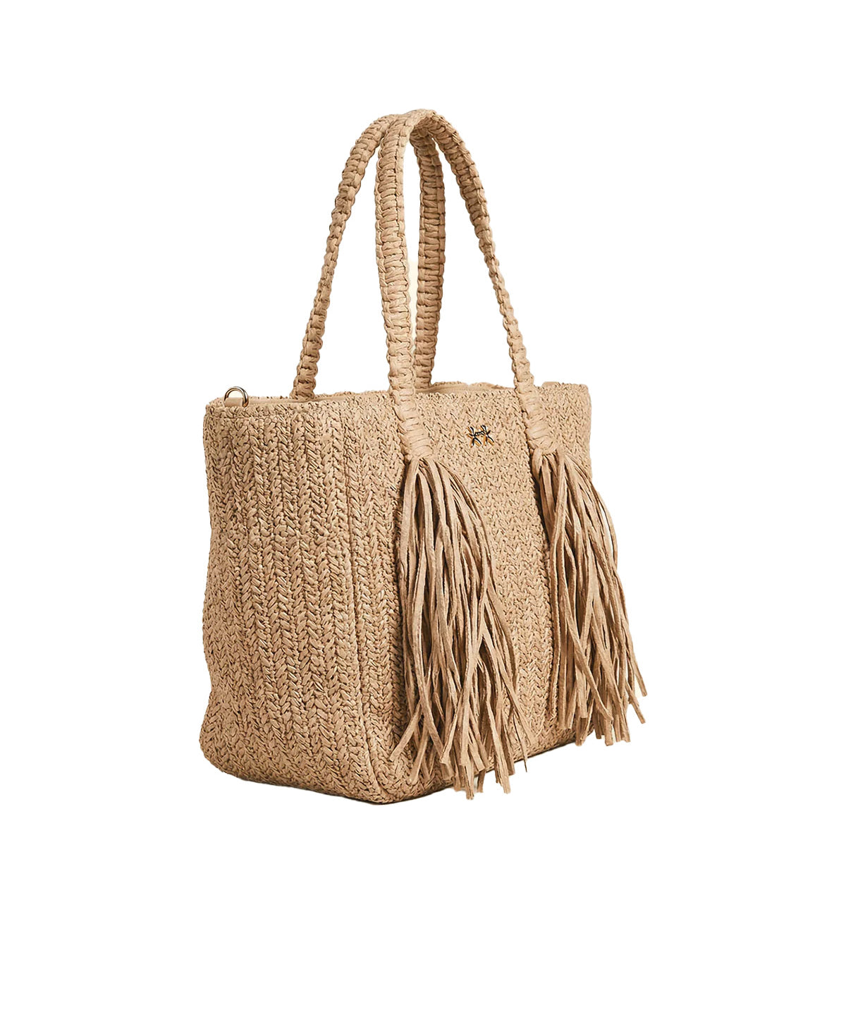 F**K Kids Mini Bag Beige con Logo per Bambine