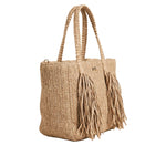 F**K Kids Mini Bag Beige con Logo per Bambine