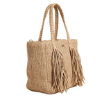 F**K Kids Mini Bag Beige con Logo per Bambine