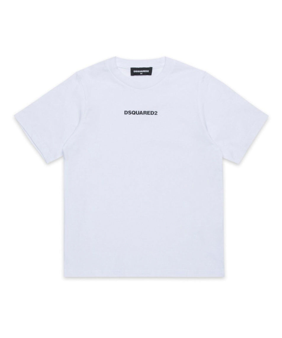 Dsquared2 Kids T-shirt Bianca con Logo