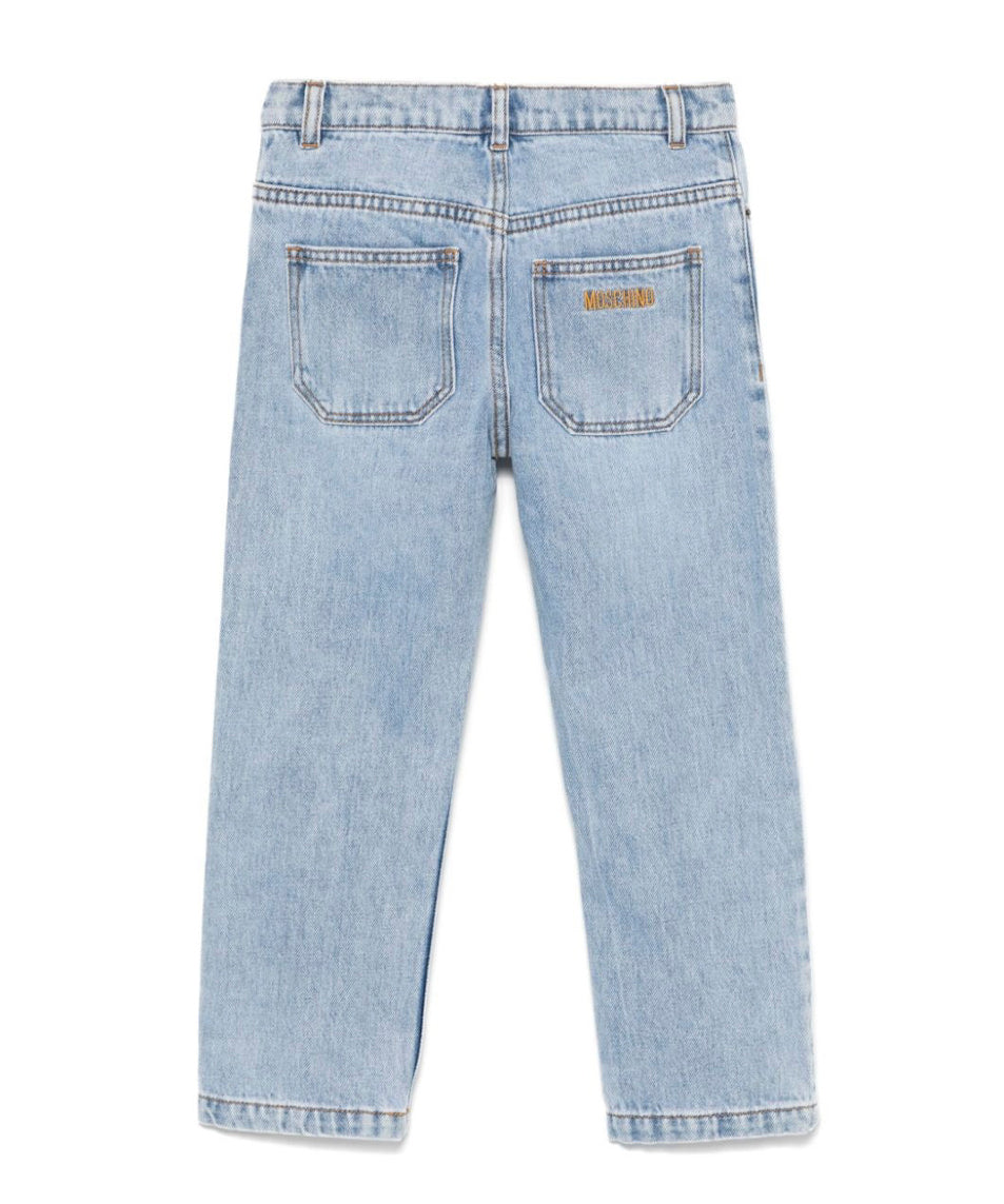 Moschino Kids Jeans in Denim Slim Fit per Bambini (retro)
