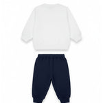 Iceberg Kids Completo Bianco/Blu con Stampa Multicolor per Neonati
