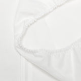 Elisabetta Franchi La Mia Bambina Lenzuolino Avorio con Logo Marshmallow per Neonate