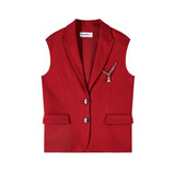 Patrizia Pepe Kids Gilet Bordeaux per Bambine