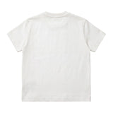 Elisabetta Franchi La Mia Bambina T-Shirt Avorio con Logo Oro per Neonate