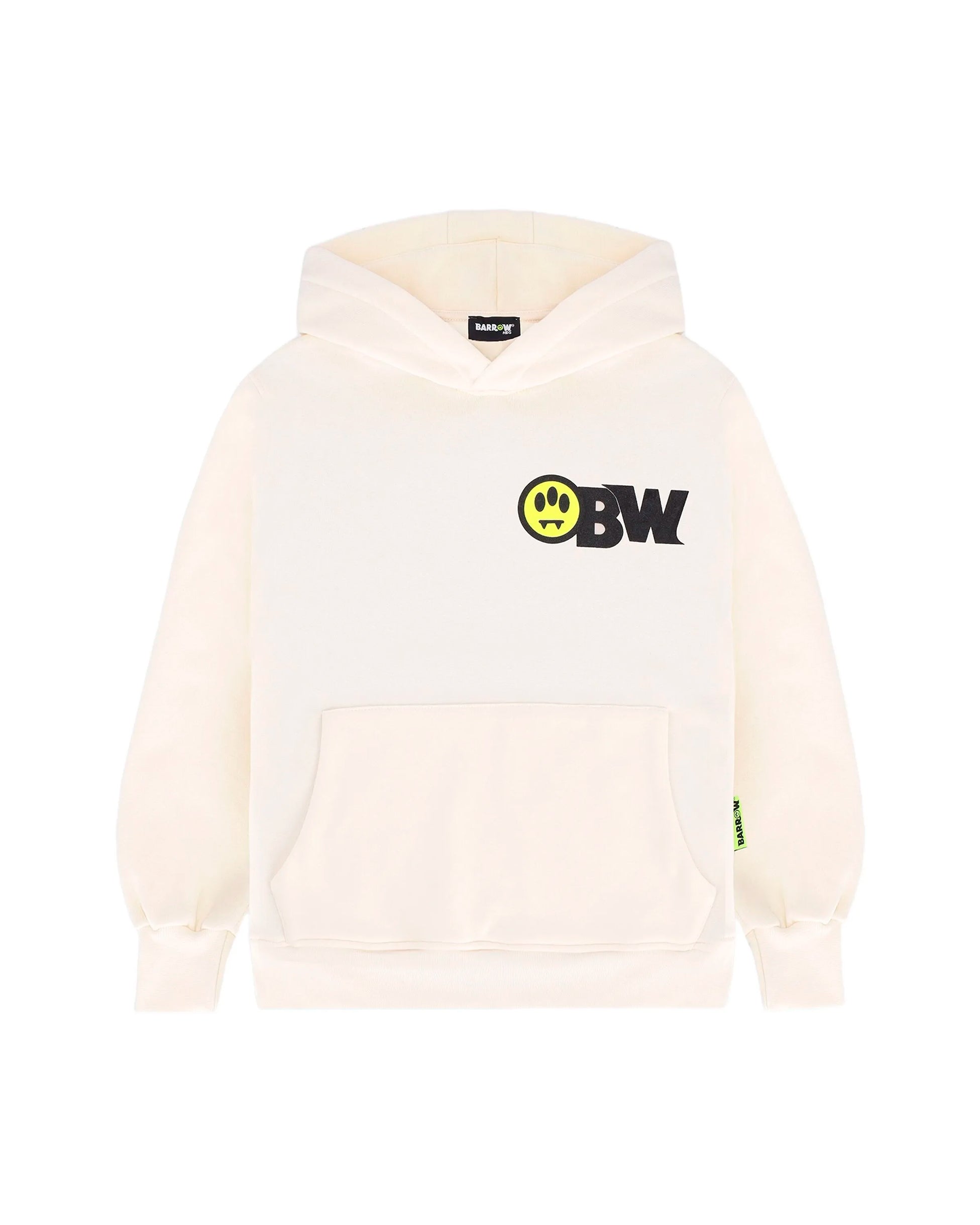 Barrow Kids Felpa con Cappuccio Stampa Retro per Bambini