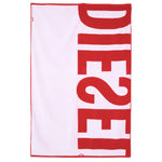 Diesel Kids Telo Mare Rosso con Logo Unisex