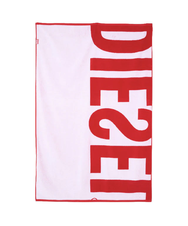 Diesel Kids Telo Mare Rosso con Logo Unisex