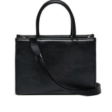 Diesel Kids Borsa Nera con Logo in Rilievo per Bambine