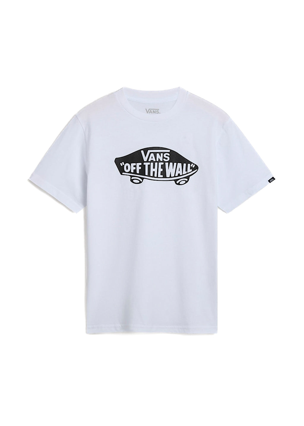 Vans Kids T-Shirt Bianca con Stampa OFF THE WALL