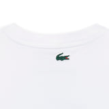 Lacoste Kids T-Shirt Bianco con Logo Coccodrillo Unisex