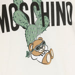 Moschino Kids T-shirt Bianca con Stampa Teddy Bear