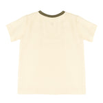 Yes London T-Shirt Beige con Logo per Bambini