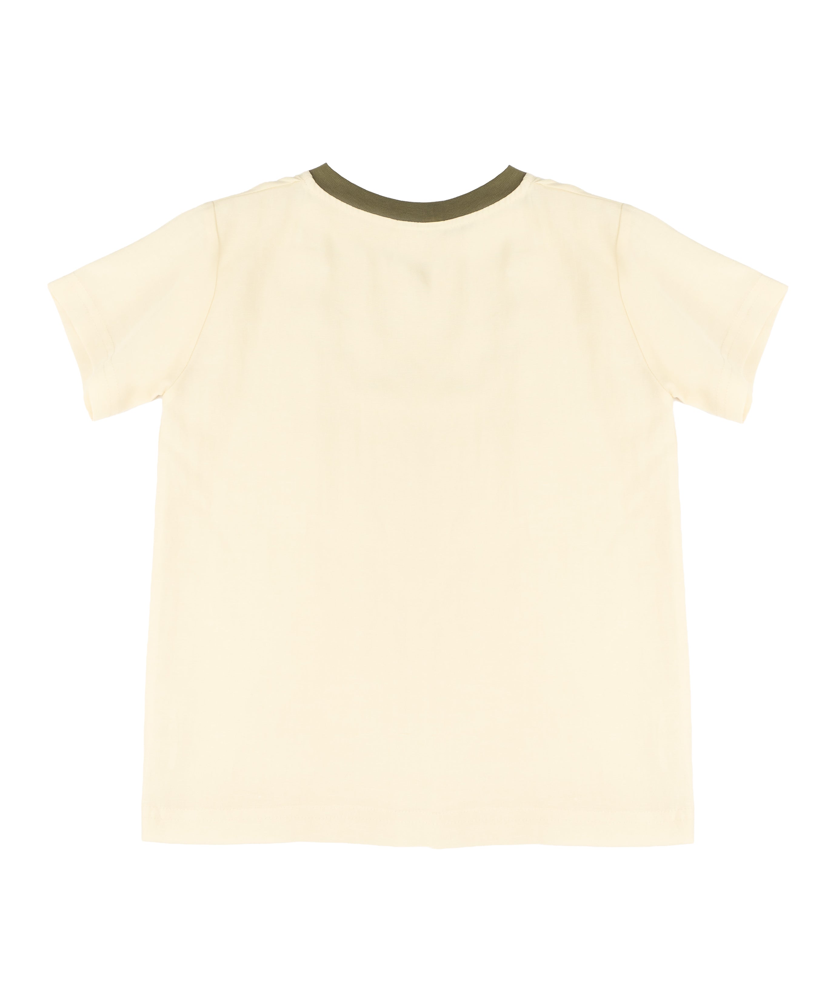 Yes London T-Shirt Beige con Logo per Bambini