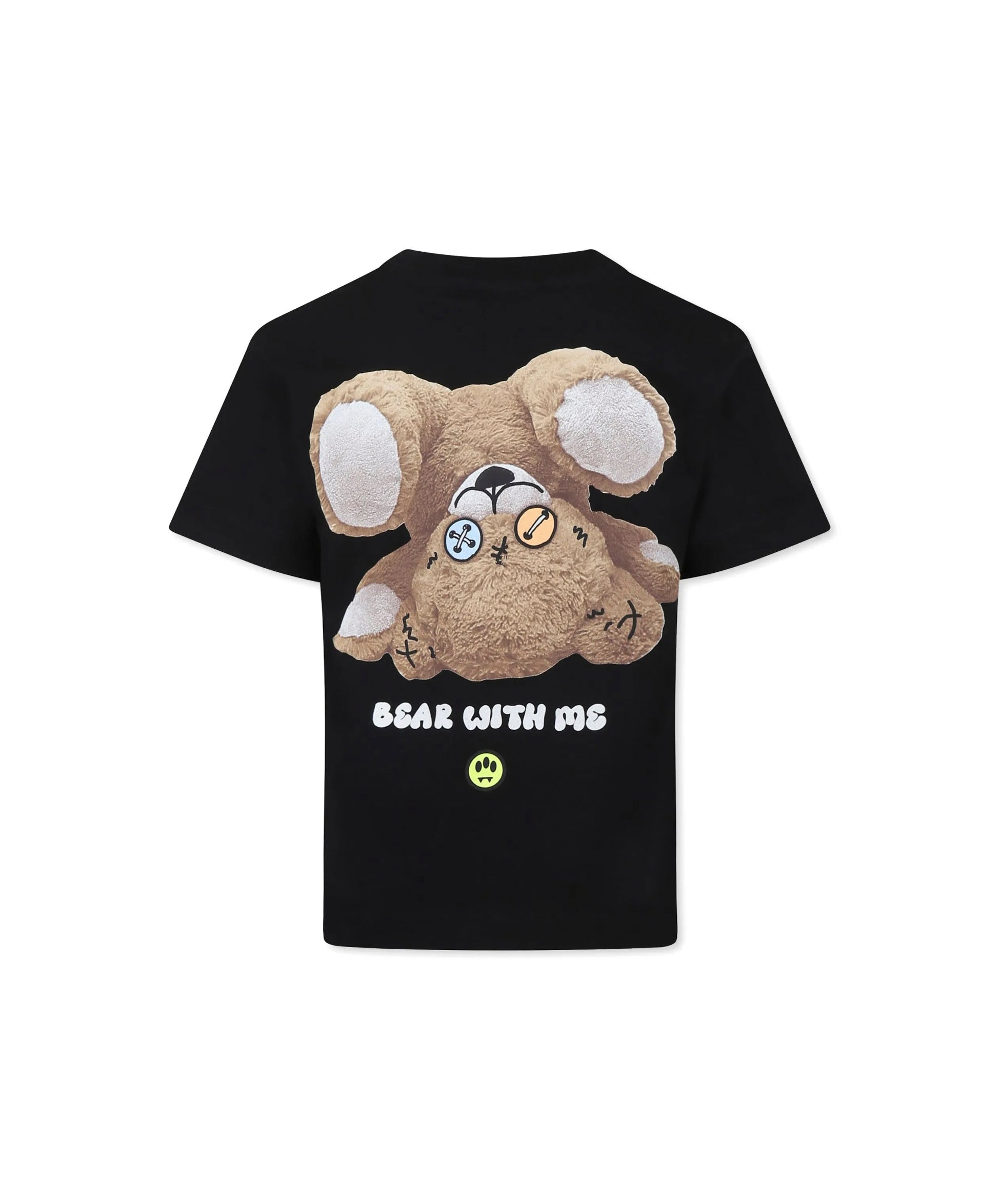 Barrow Kids T-shirt Nera con Stampa Retro per Bambini (retro)