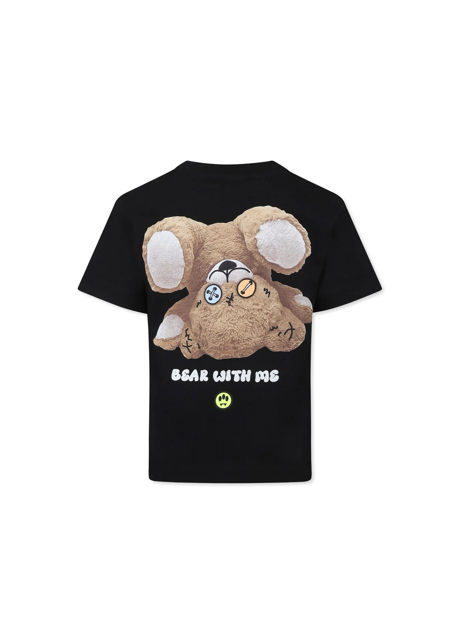 Barrow Kids T-shirt Nera con Stampa Retro per Bambini (retro)