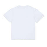 Diesel Kids T-shirt Bianca con Logo Oval D Ricamato per Bambini