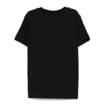Moschino Kids T-Shirt Nera con Stampa Teddy per Bambini