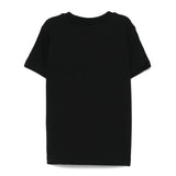 Moschino Kids T-Shirt Nera con Stampa Teddy per Bambini