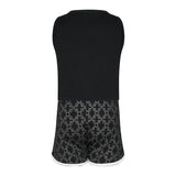 John Richmond Kids Completo Nero All-Over per Bambini