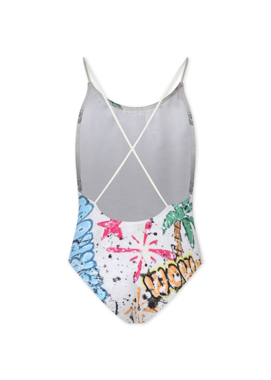 Barrow Kids Costume Intero Bianco con Fantasia Logo