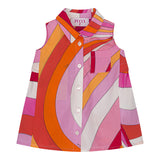 Emilio Pucci Kids Abito/Camicione a Fantasia per Neonate