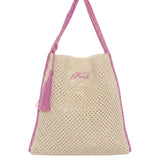 F**K Kids Tote Bag Fucsia con Logo per Bambine
