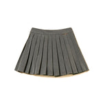 Twinset Kids Gonna Plisettata Grigia per Bambine