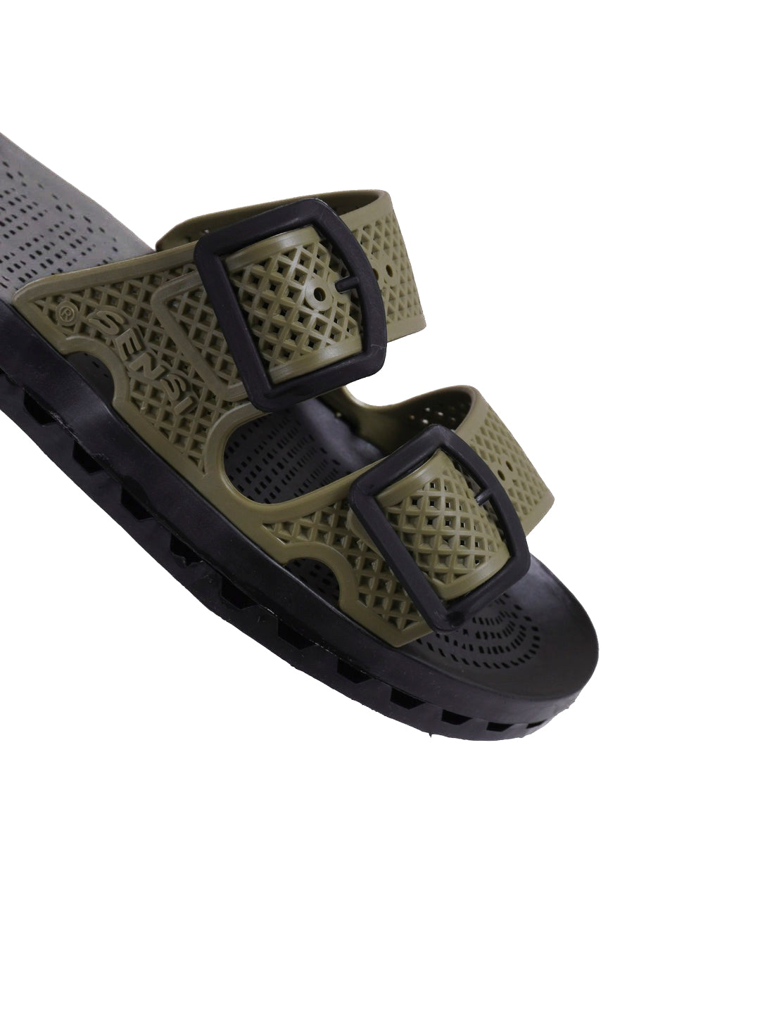 Sensi Kids Urban Sandalo Khaki Doppia Fascia per Bambini