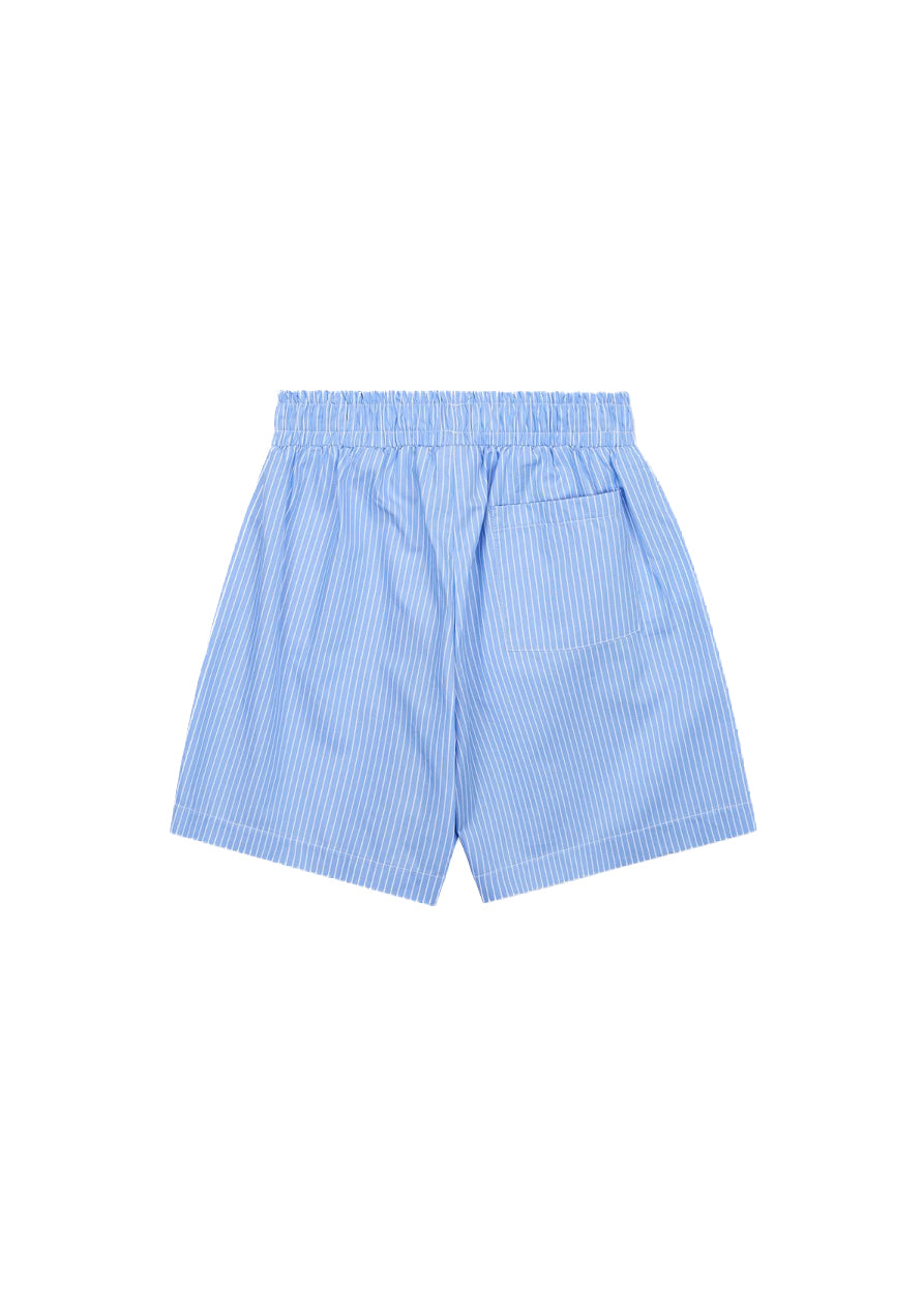 Iceberg Kids Shorts Celeste a Righe per Neonate