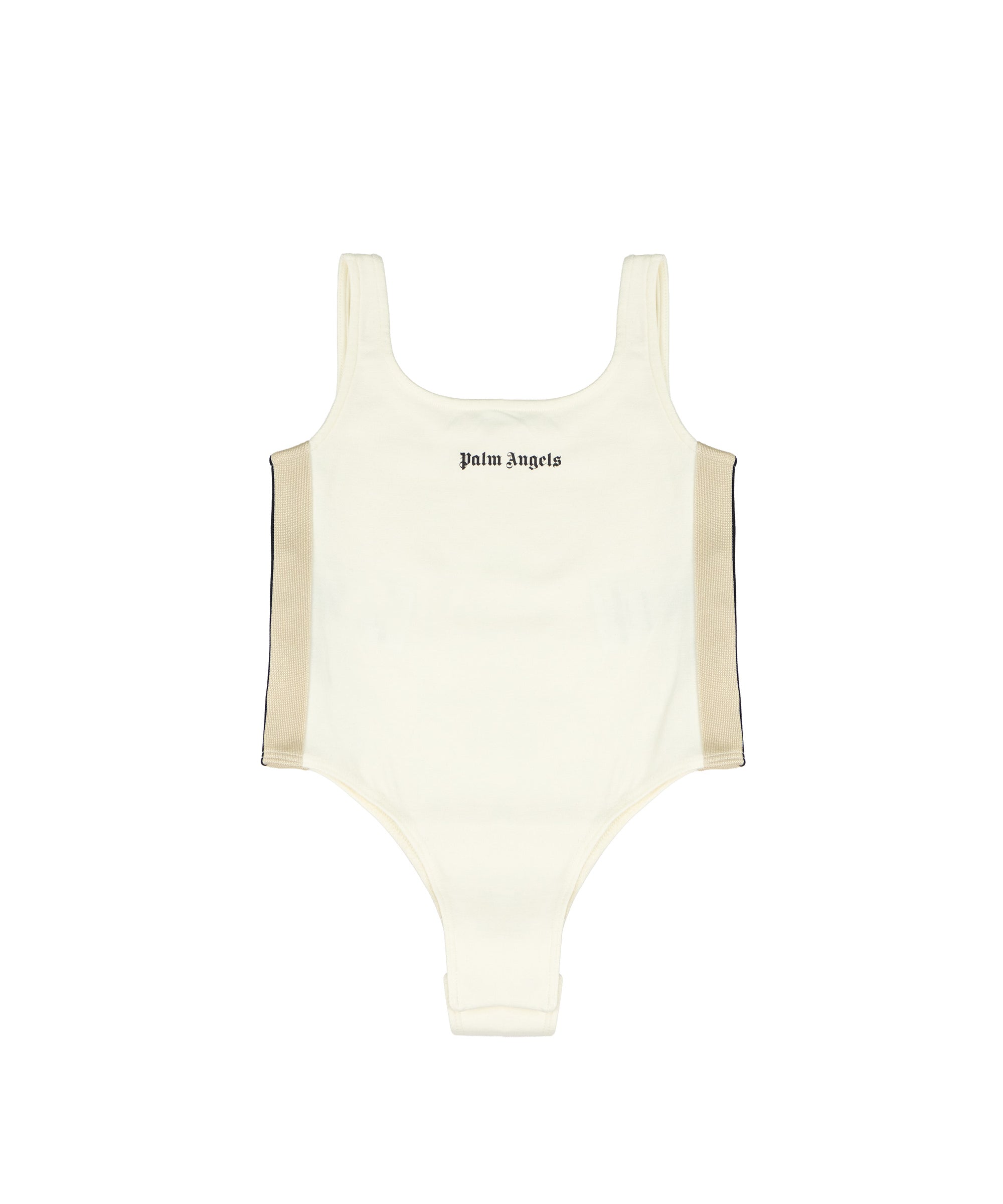 Palm Angels Kids Body Off-White con Logo per Bambine