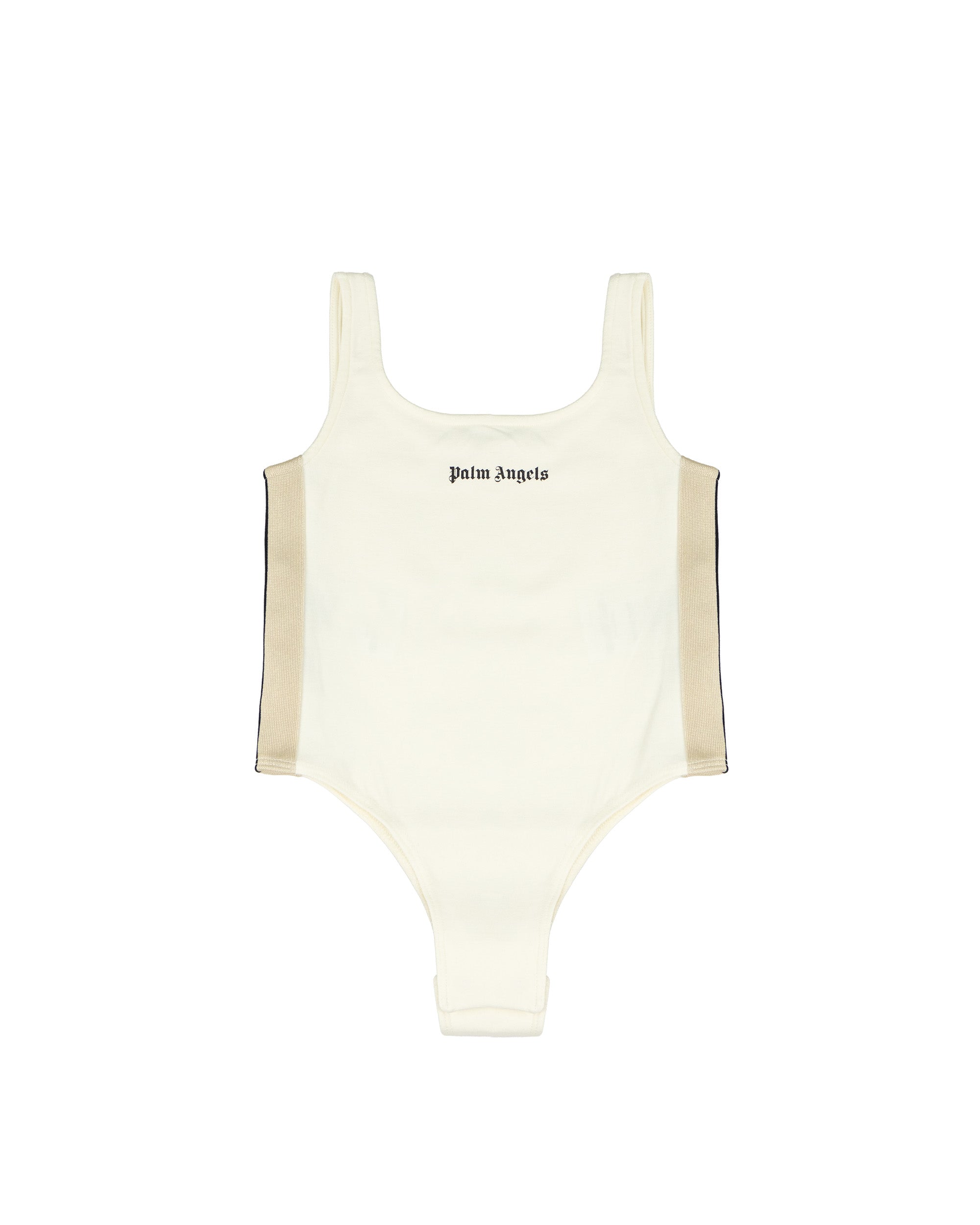 Palm Angels Kids Body Off-White con Logo per Bambine