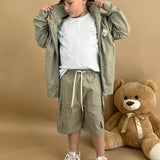 Yes London Kids Sage Patch Logo Jacket