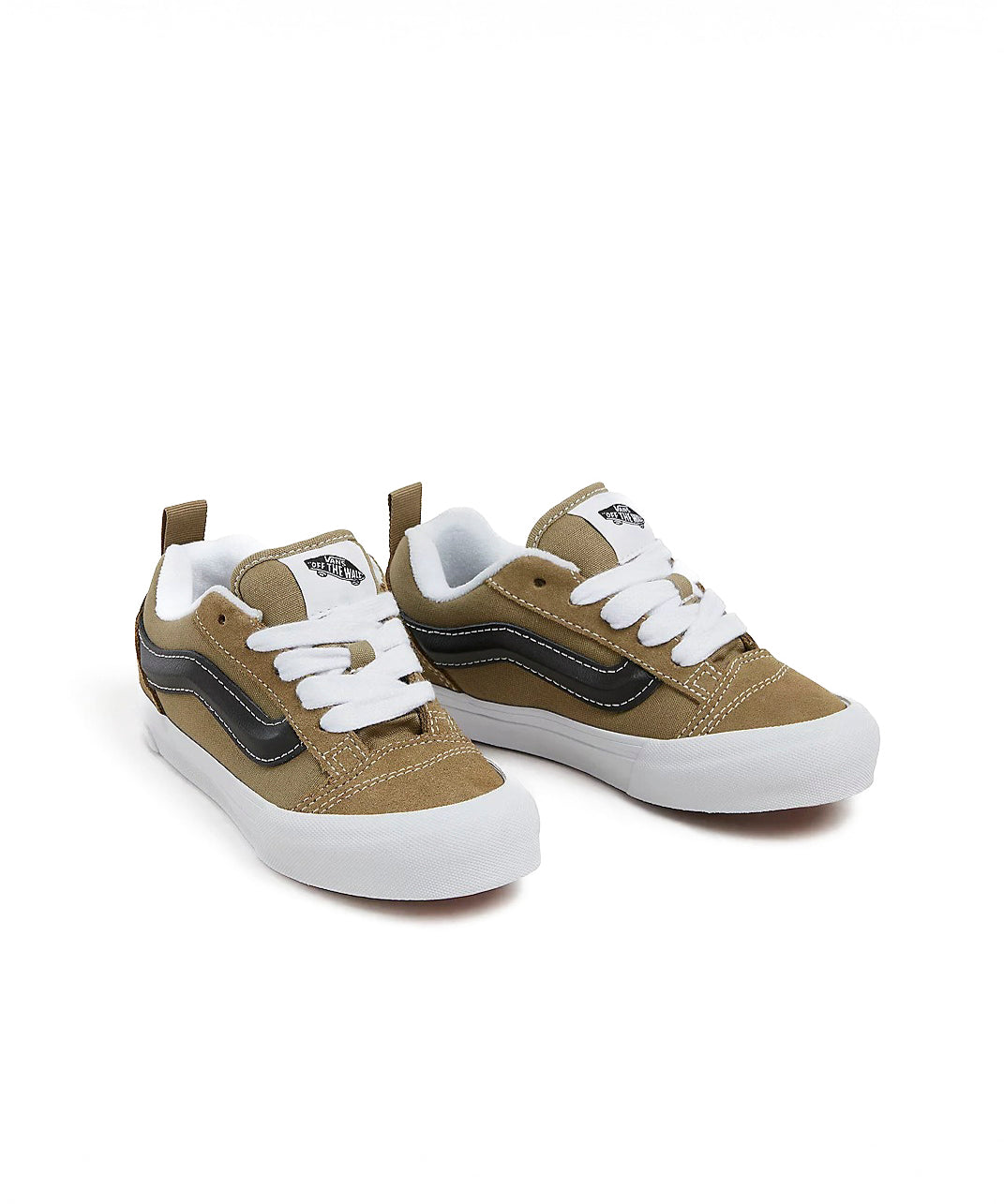Vans Kids Knu Skool Verde Oliva/Nero per Bambini