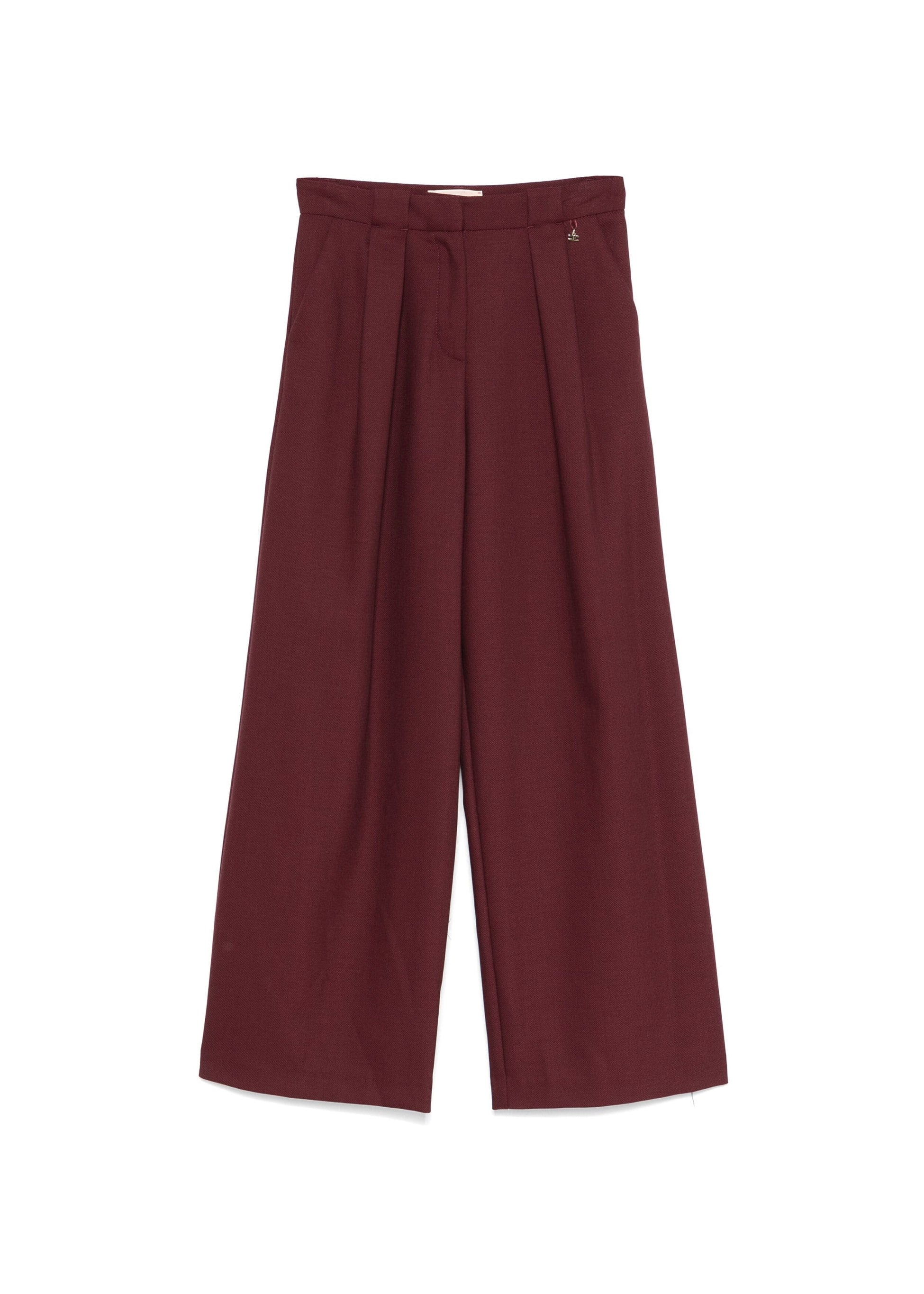 Elisabetta Franchi La Mia Bambina Pantaloni Bordeaux per Bambine