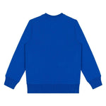 Moschino Kids Felpa Blu con Logo Teddy Bear per Bambini (retro)