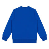Moschino Kids Felpa Blu con Logo Teddy Bear per Bambini (retro)