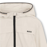 Boss Kids Completo Giubbino Antivento e Bermuda Sabbia per Bambini