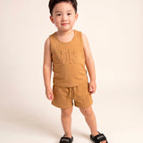 John Richmond Kids Completo Beige con Logo per Neonati