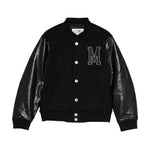 Maison Margiela Kids Giacca Nero con Patch per Bambini