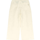 Yes London Kids Pantalone Beige con Coulisse per Bambini