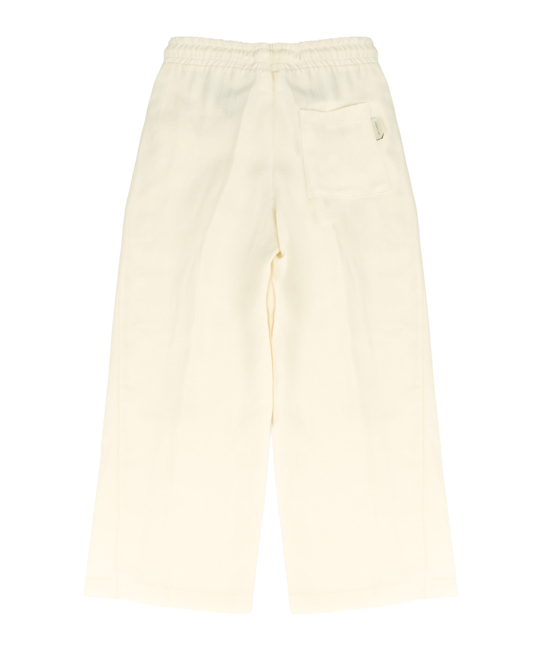 Yes London Kids Pantalone Beige con Coulisse per Bambini