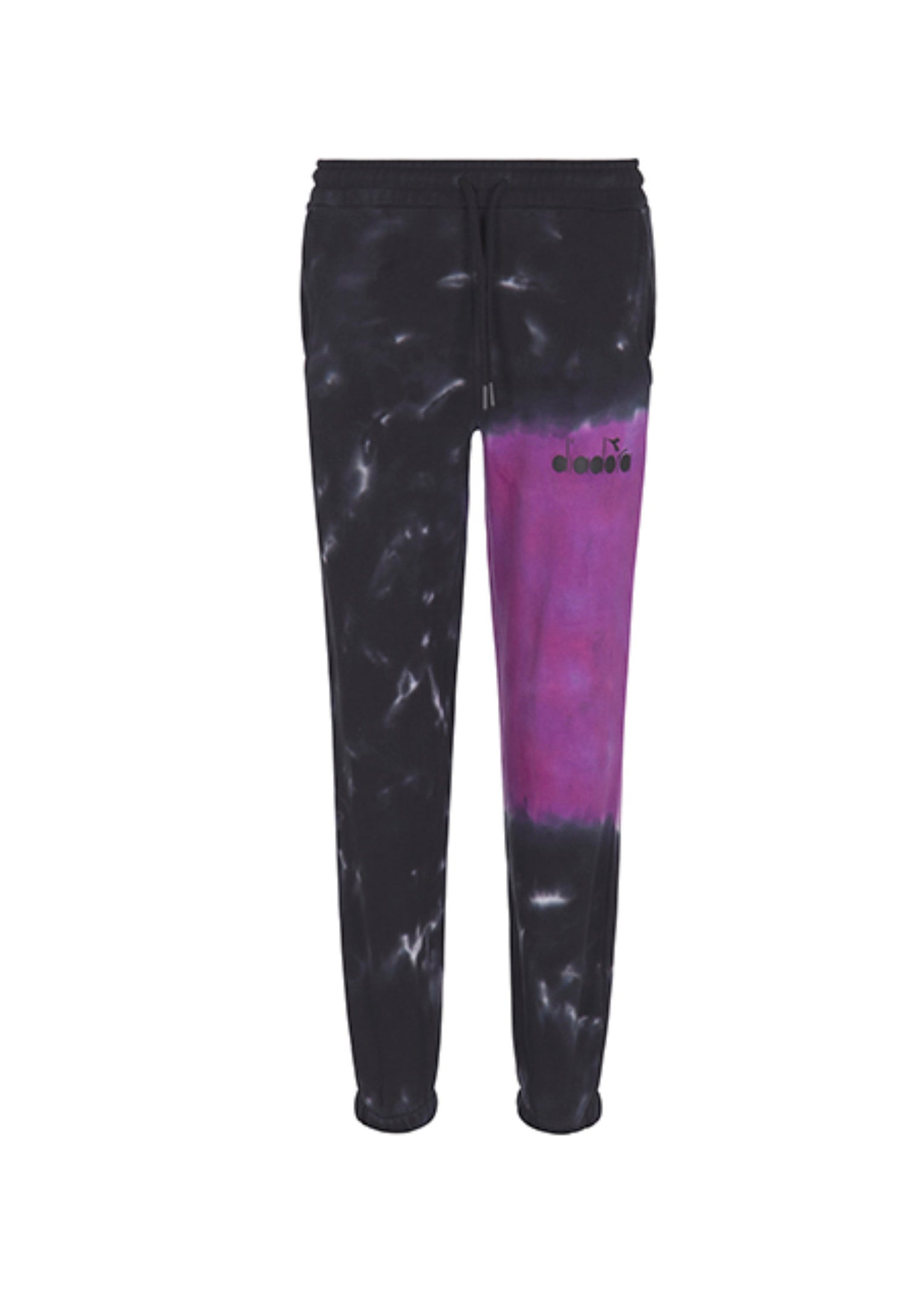 Diadora Kids  Leggings Nero/Viola per Bambine