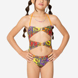 4GIVENESS Costume Monokini Fantasia Cashemire per Bambine
