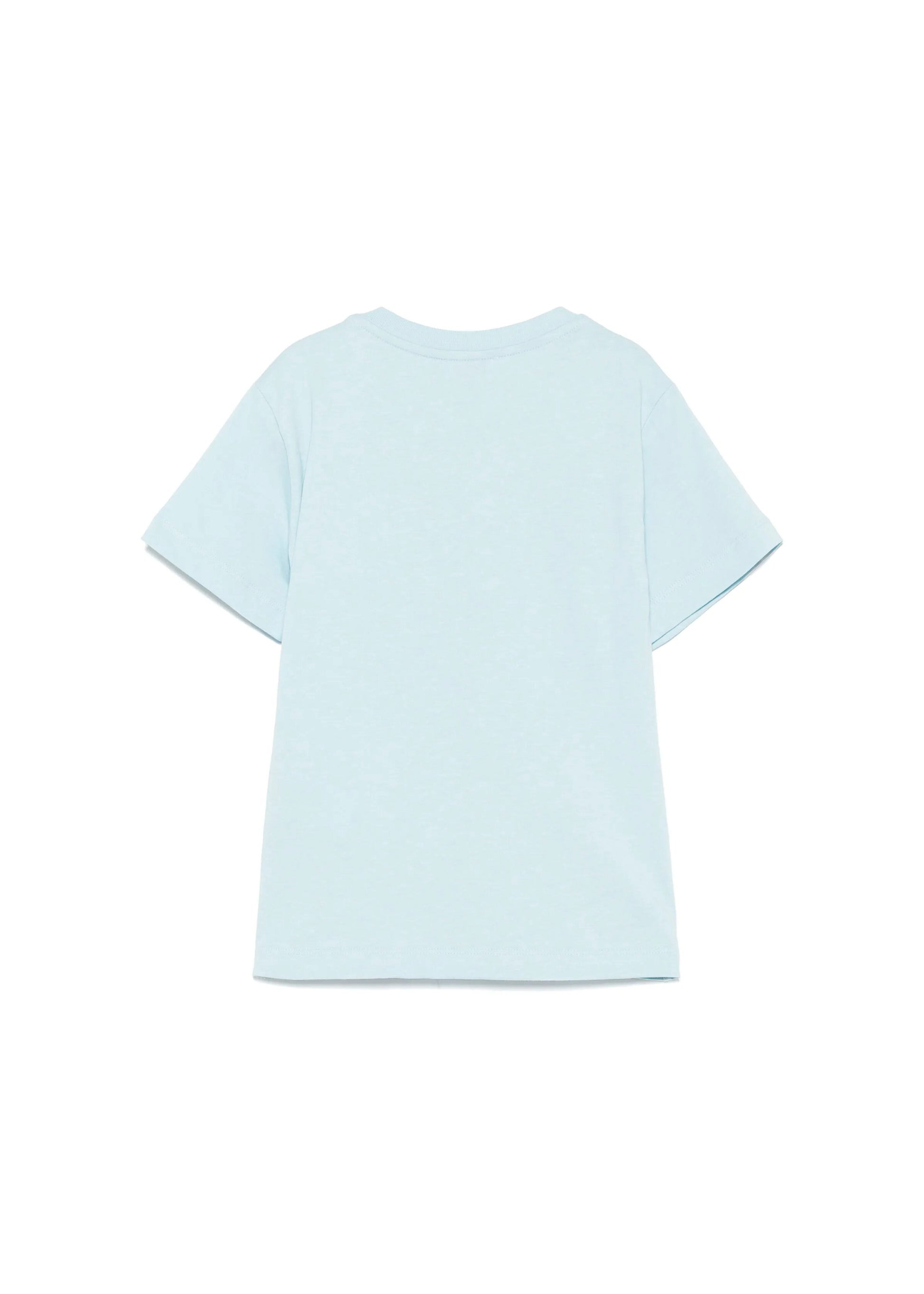 Pinko Kids T-shirt Celeste con Logo per Bambine