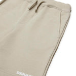 Dsquared2 Kids Short Beige con Logo per Bambini