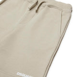 Dsquared2 Kids Short Beige con Logo per Bambini