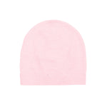 Moschino Kids Cappellino Rosa in Maglia con Teddy Bear e Logo Unisex