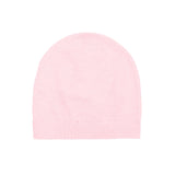 Moschino Kids Cappellino Rosa in Maglia con Teddy Bear e Logo Unisex